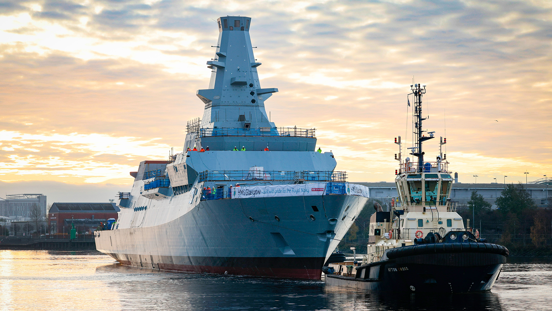 HMS Glasgow is the lead ship of the Royal Navy's Type 26 frigate programme