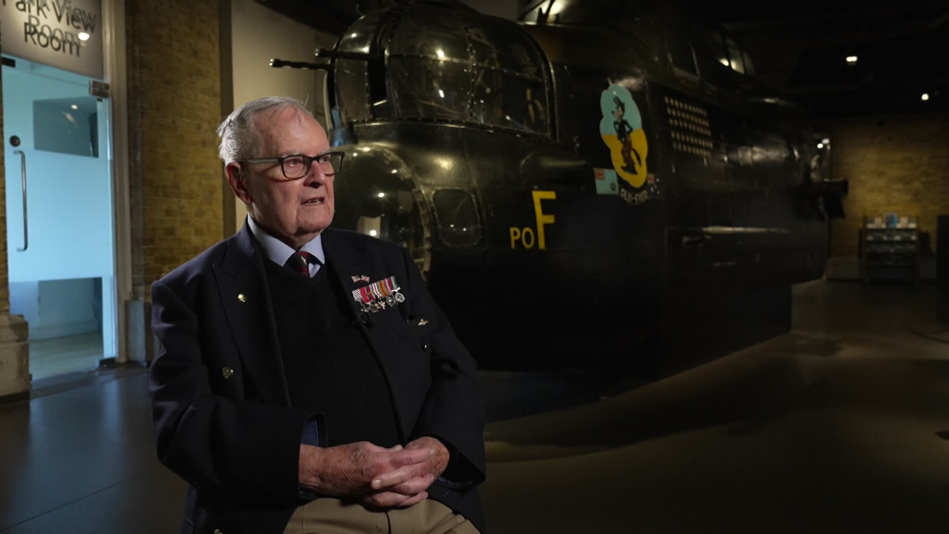 Colin Bell spoke to BFBS Forces News reporter Tim Cooper about his experiences flying the Wooden Wonder at the Imperial War Museum in London