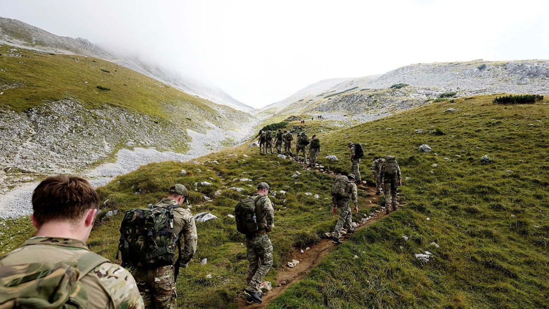 Personnel from the Royal Marines are taught the mnemonic during mountain training