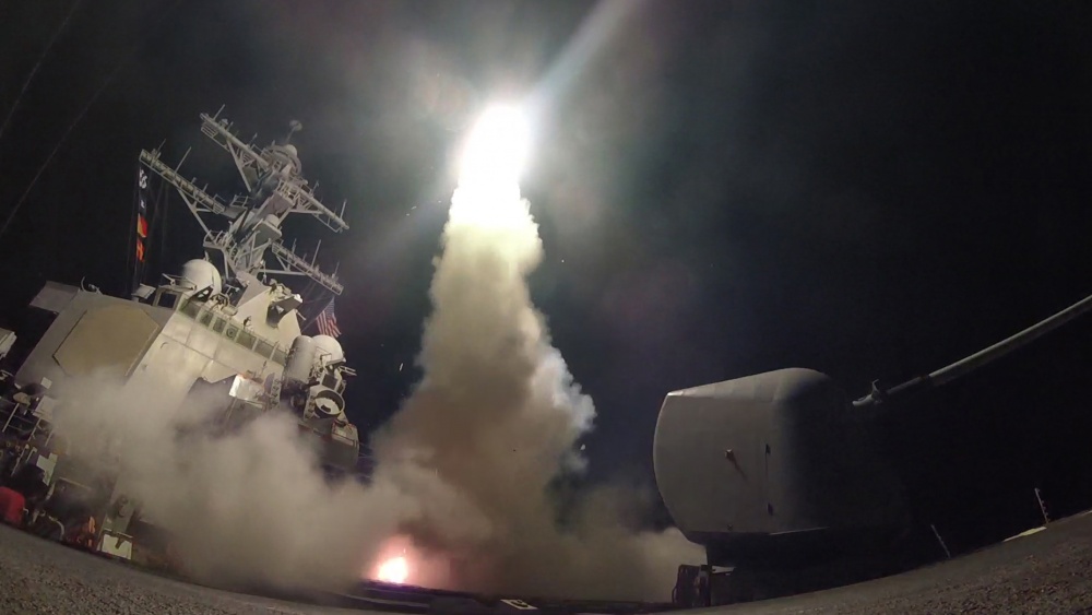 US missile strike on Syria