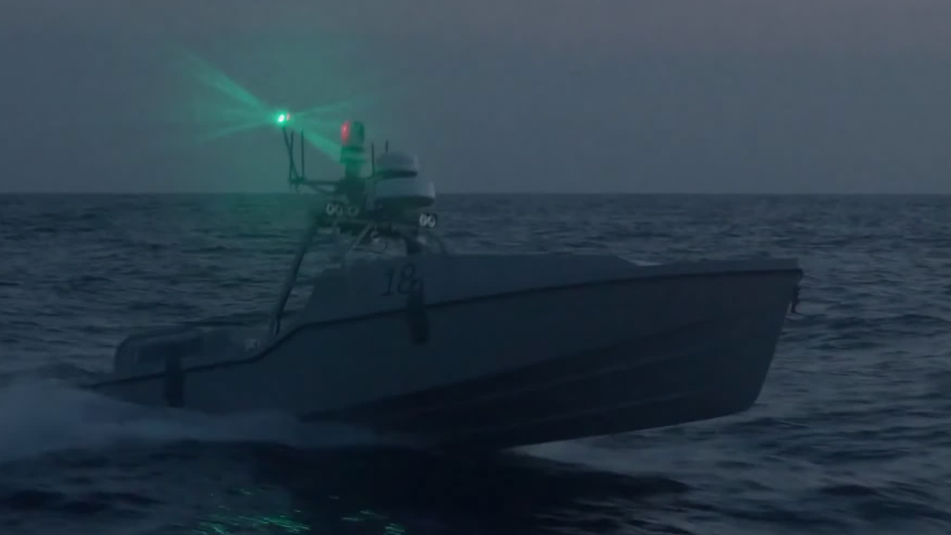 The US Navy confirmed for the first time that one of its Corsairs, an uncrewed surface drone, was used in the rescue operation (Picture: Saronic Technologies)