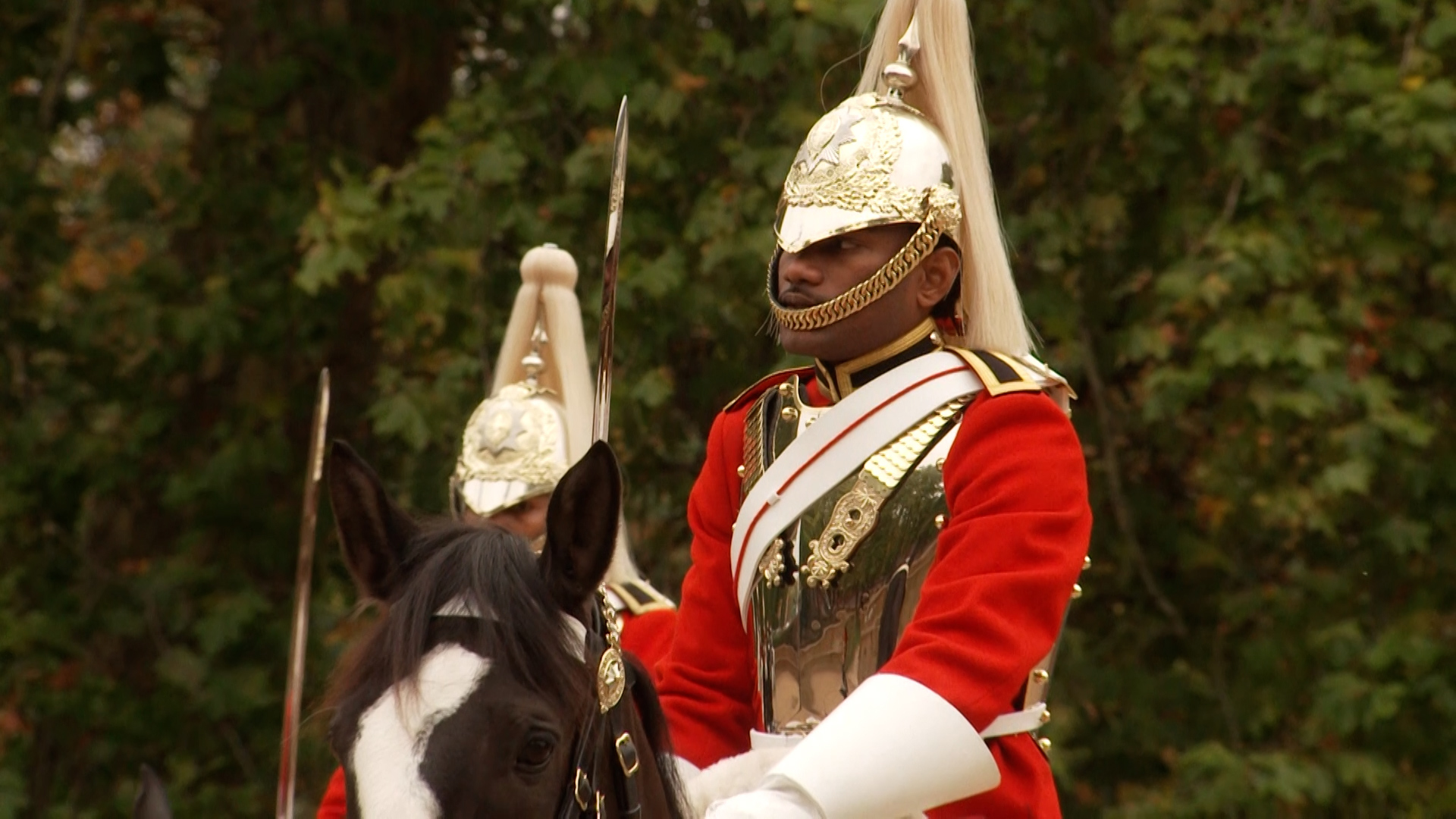 The troops have to spend many hours preparing their tunic, cuirass helmet and plume for the occasion