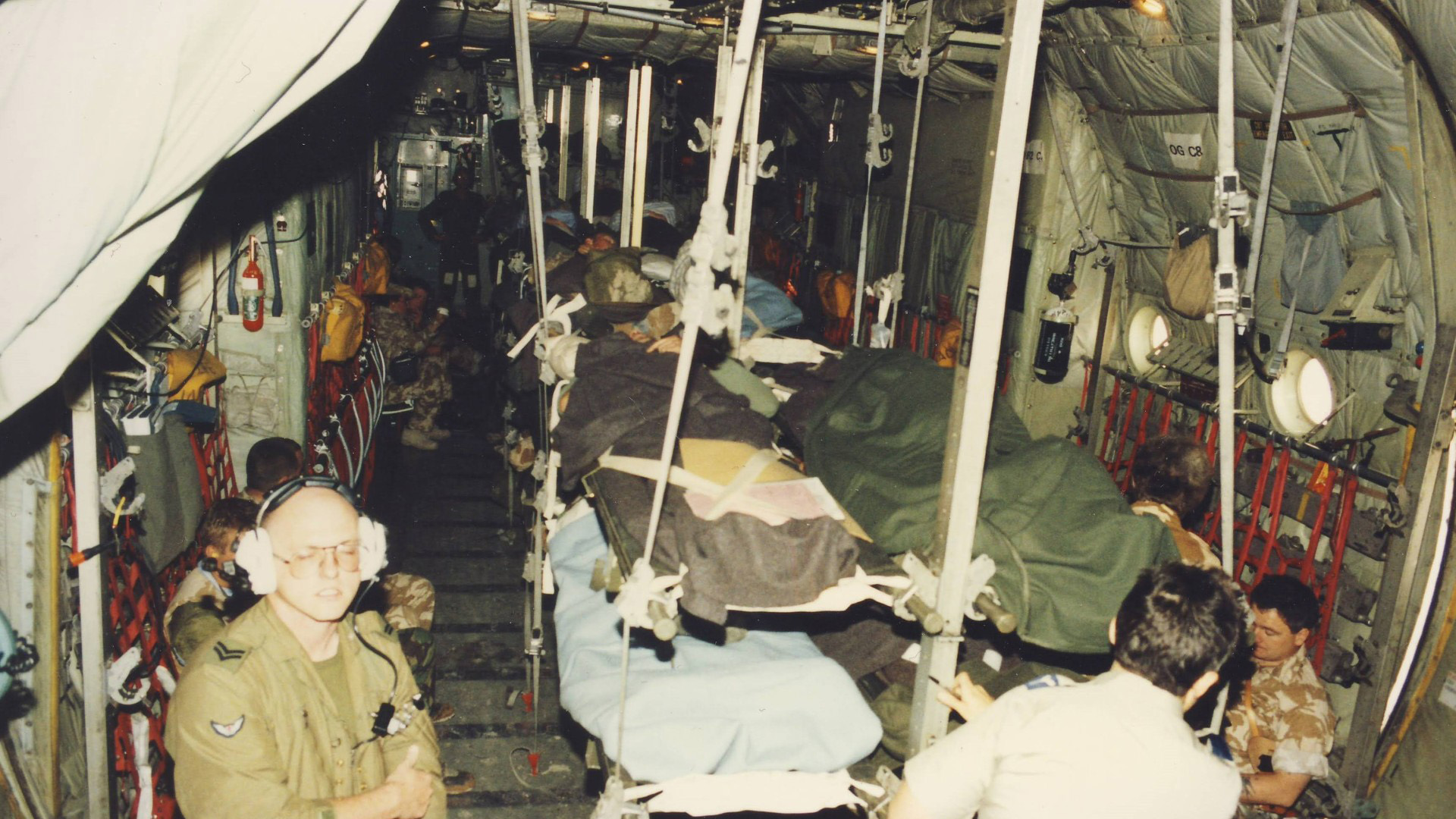 The 66-year-old said he was stationed in Riyadh, Saudi Arabia, evacuating personnel from the frontlines (Picture: John Bryant)