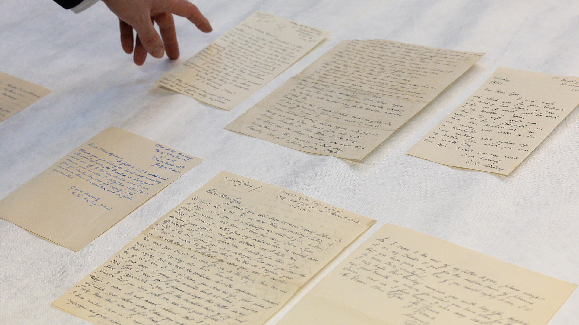 A selection of fan letters that Dame Vera received