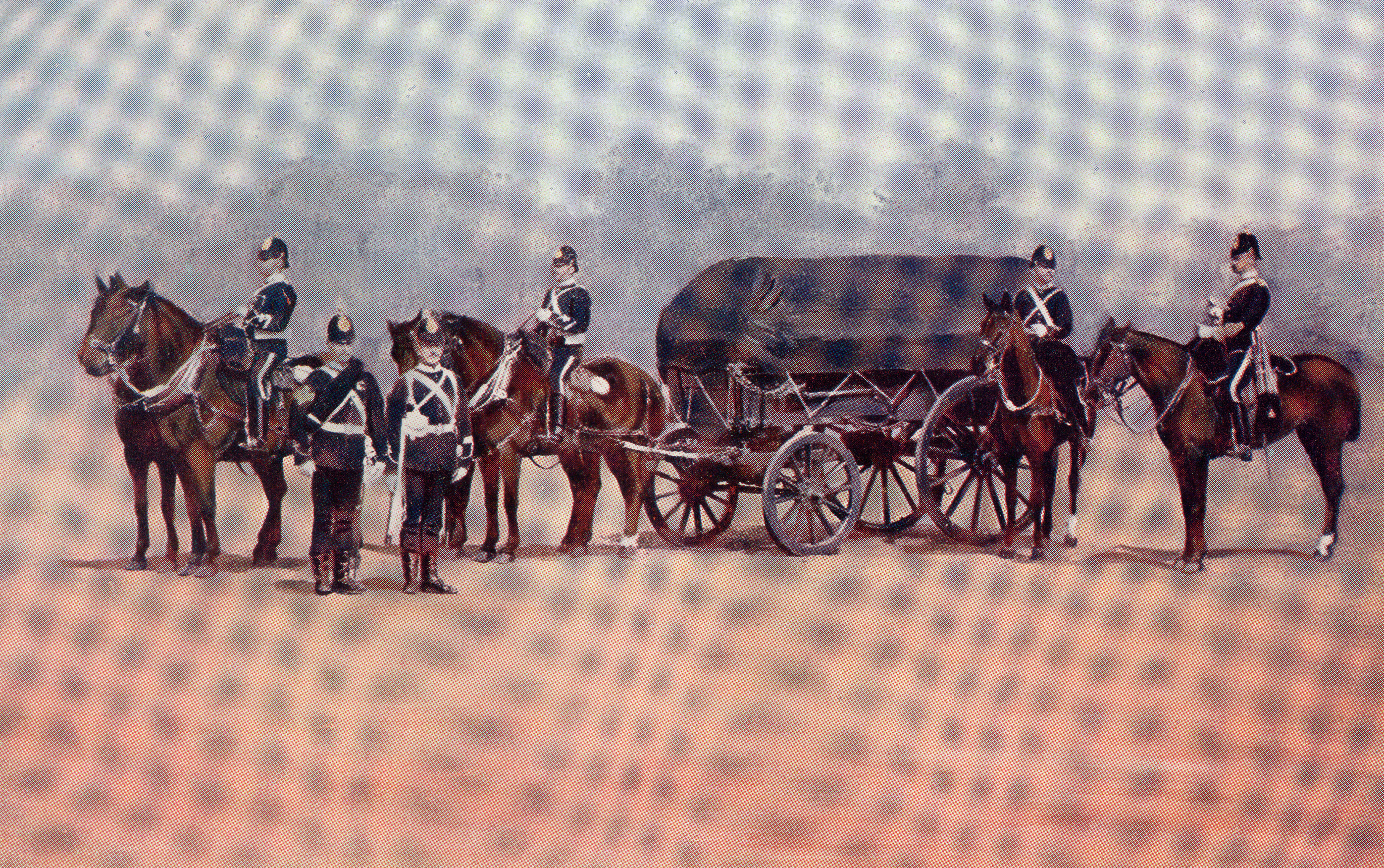 200526 Soldiers of the Royal Army Service Corps during the second Boer War CREDIT ALAMY