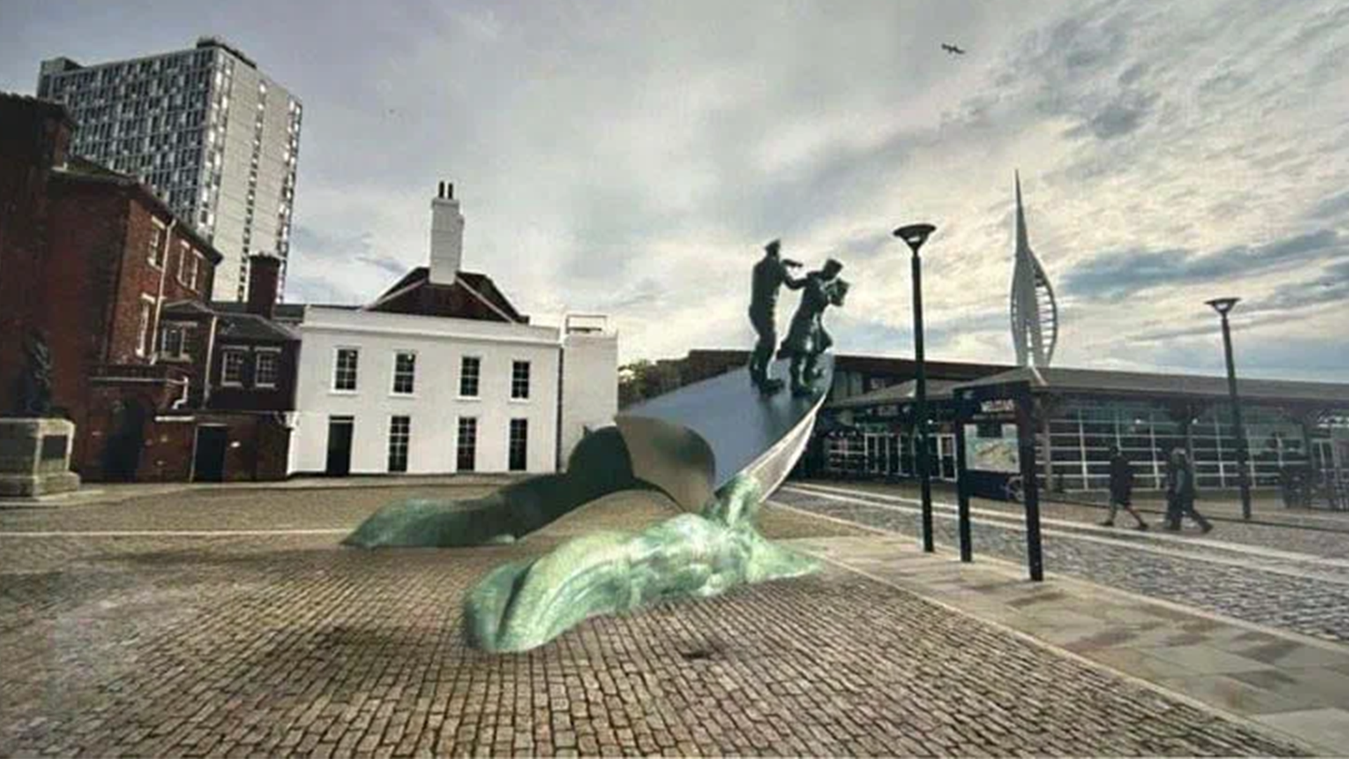 20112025 Artists impression of the Coastal Forces Monument CRED ROYAL NAVY