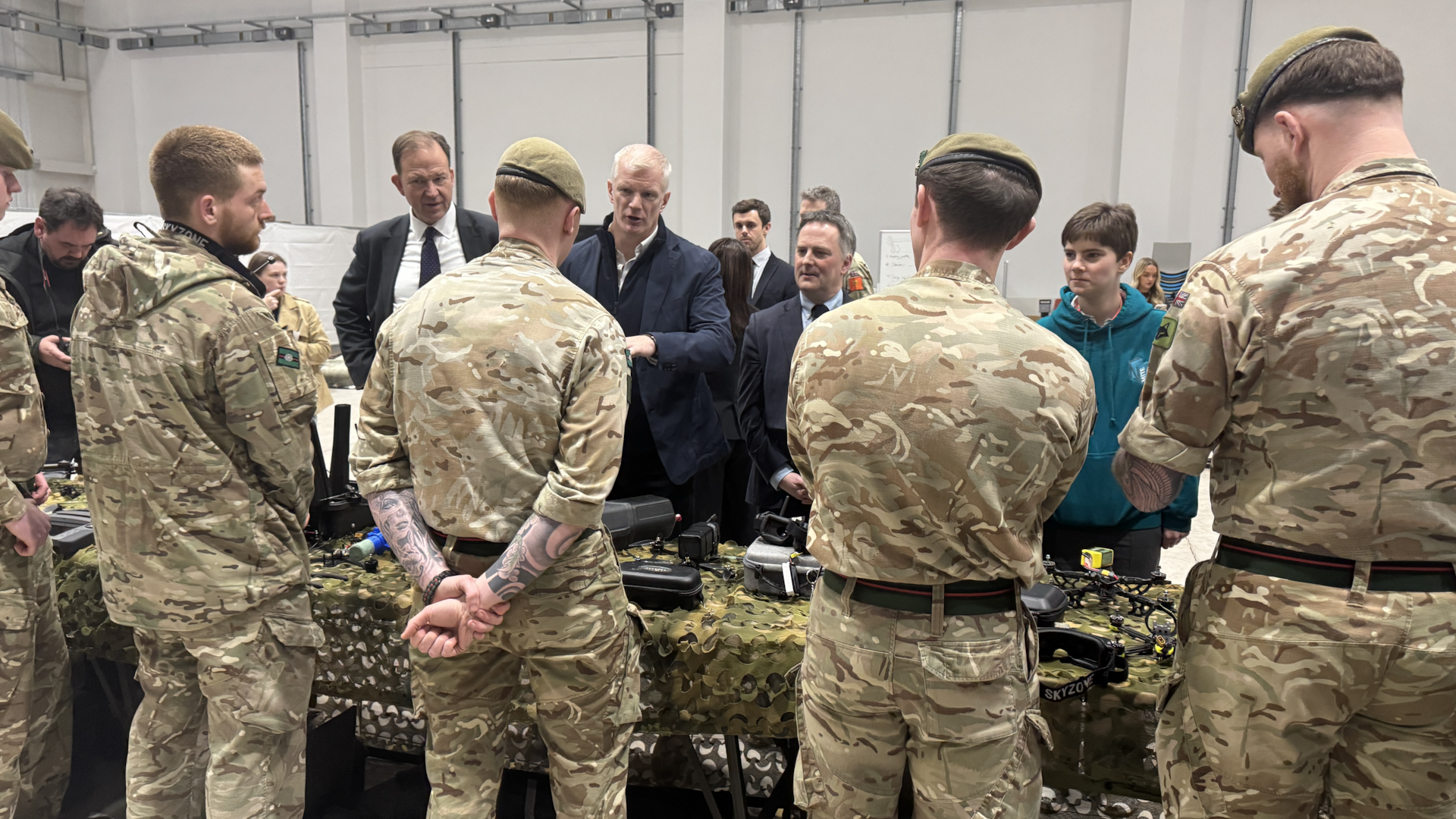 Al Carns speaks to personnel