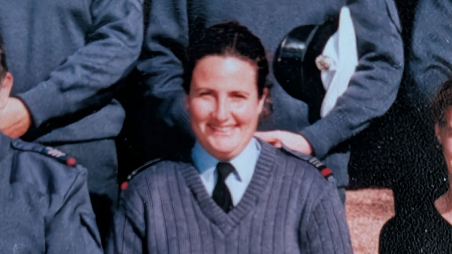 RAF veteran turned break up and divorce coach Christine Paterson-Deacon pictured at RAF Leuchars when she was OC RAF Police
