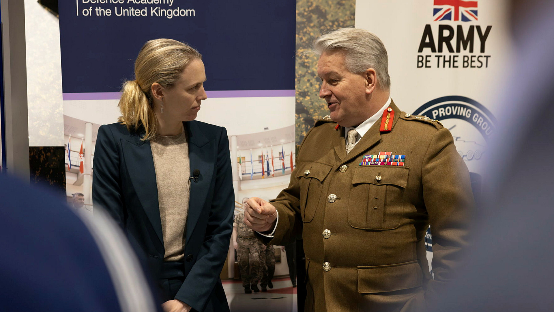 Cyber is now key to UK Defence, with Veterans & People Minister Louise Sandher-Jones and General Sir Jim Hockenhull seen here at a ceremony marking the first graduates of the Defence Cyber Academy