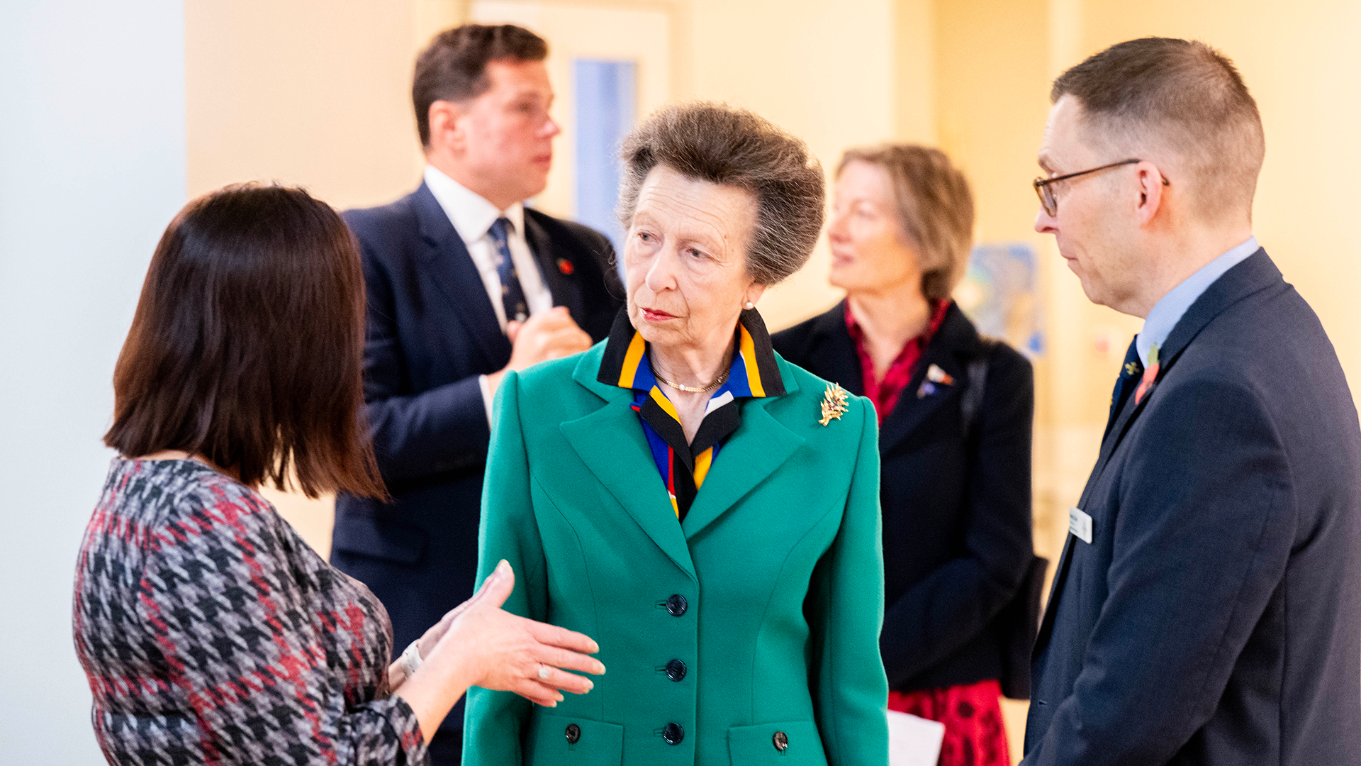 Princess Anne visited the Surbiton home in her her first engagement since becoming the charity's new patron late last year