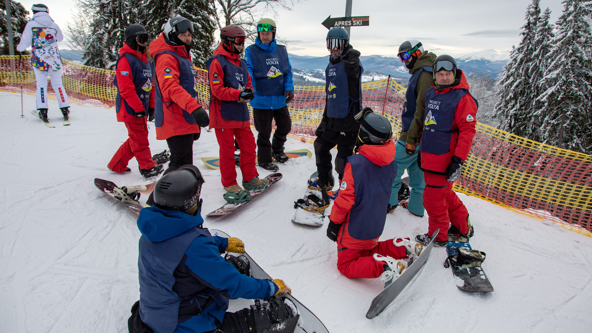 29022026 Project VOLYA Armed Forces Para Snow Sports team train Ukraine ski intructors Credit BFBS.jpg