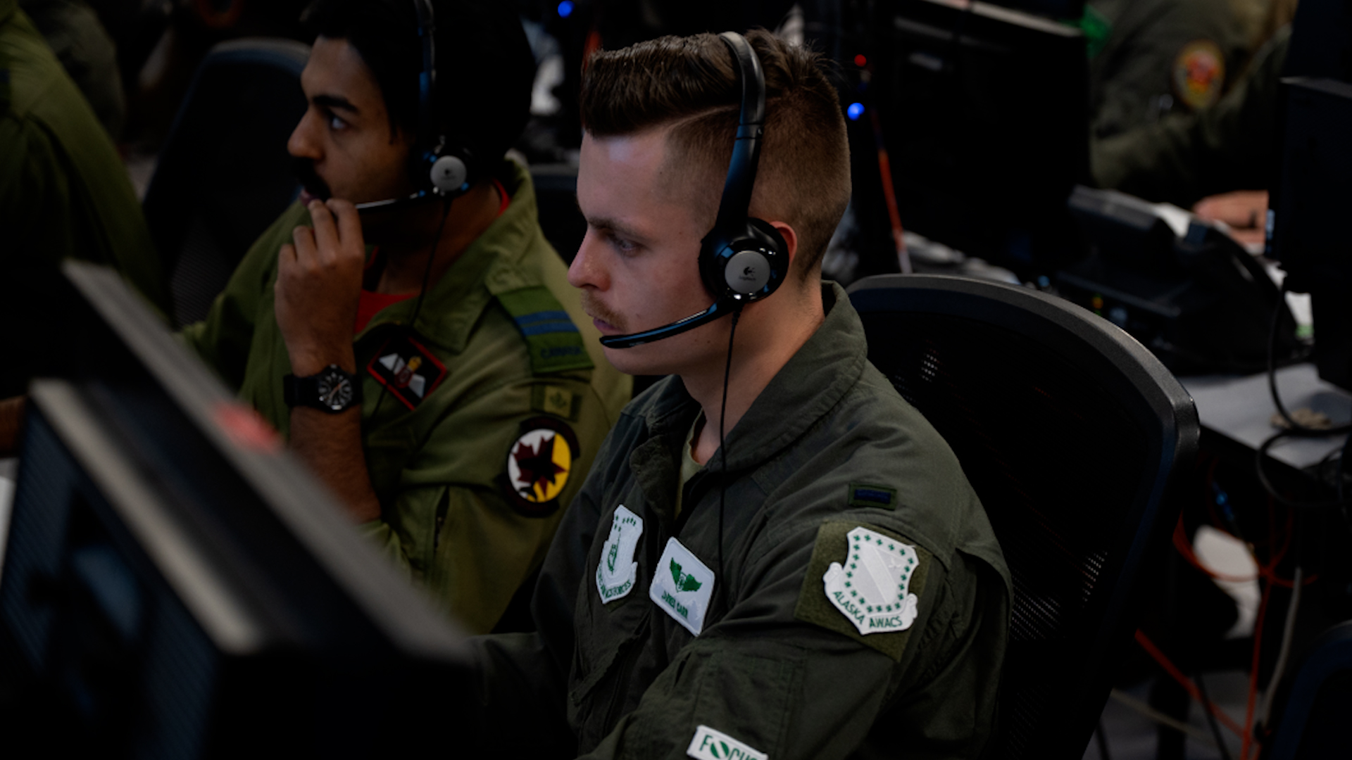 Personnel taking part in Exercise Virtual Flag