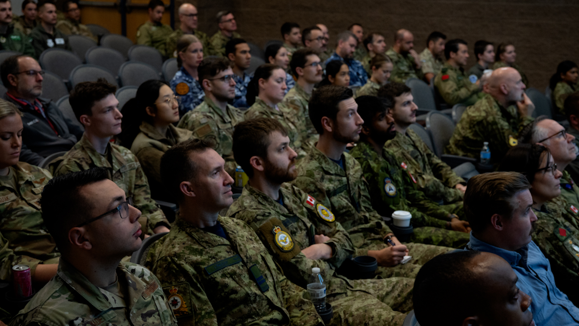 Personnel taking part in Exercise Virtual Flag