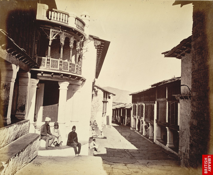 The Almora Bazaar in the 1860s