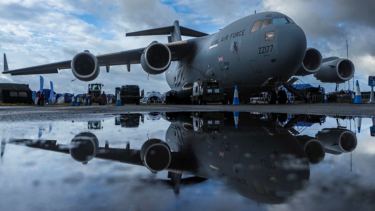 Ms Badenoch has said that some of the international aid spending would go into the defence budget instead (Picture: MOD)