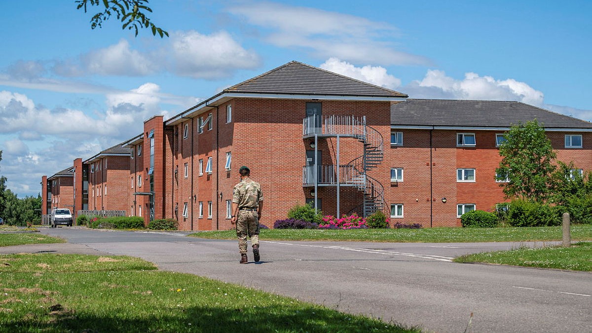 Mr Healey revealed that up to 100,000 homes could be erected on the land (Picture: MOD)