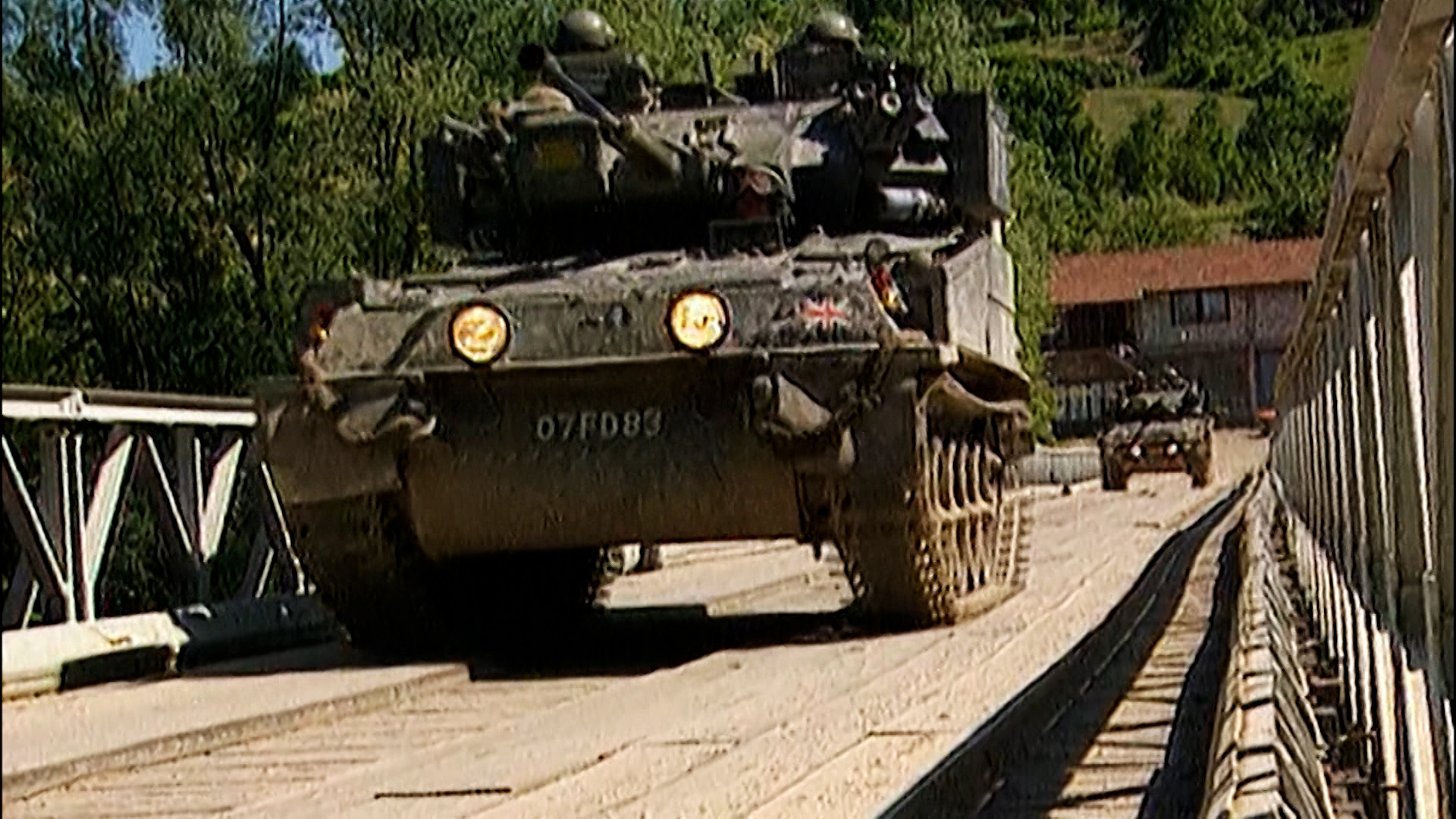 British soldiers first deployed to Bosnia in 1992 during the country's civil war, initially helping to protect aid convoys