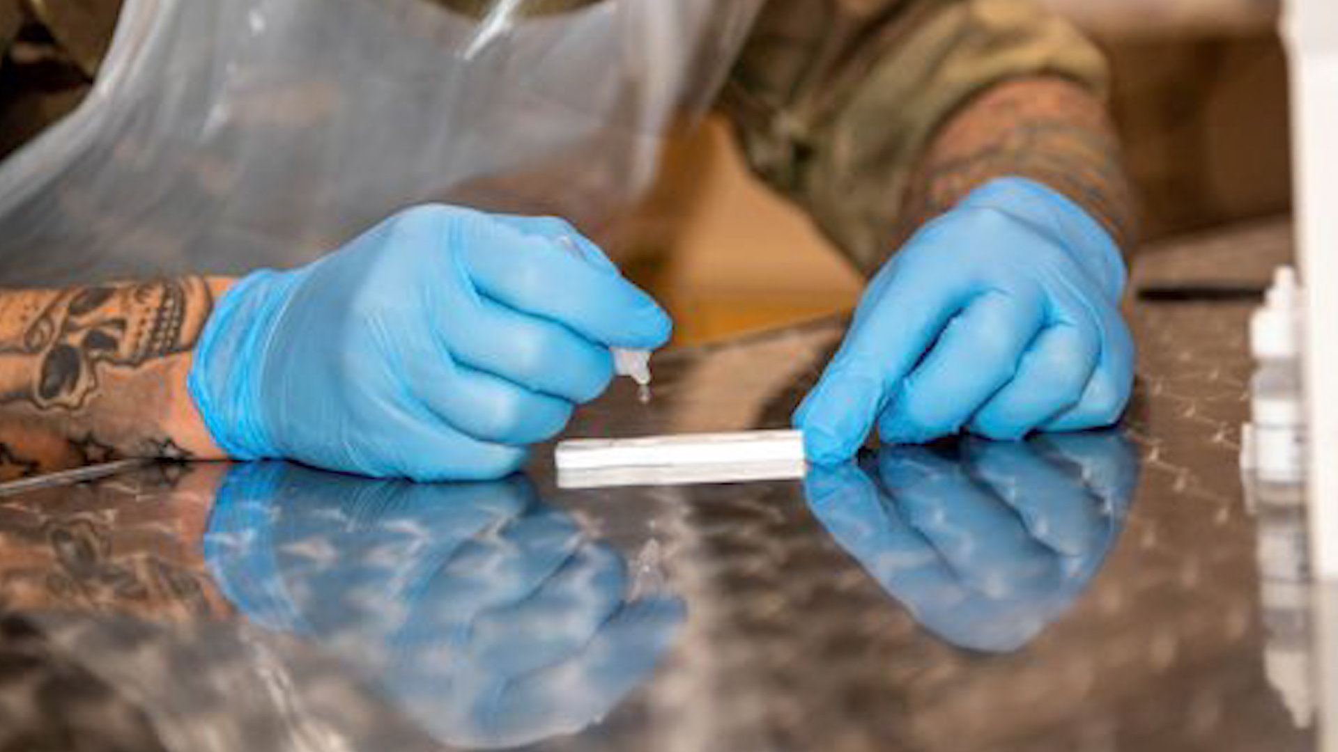 Armed Forces personnel have played a vital role in the UK's coronavirus response, including supporting a mass testing programme in Liverpool (Picture: MOD).