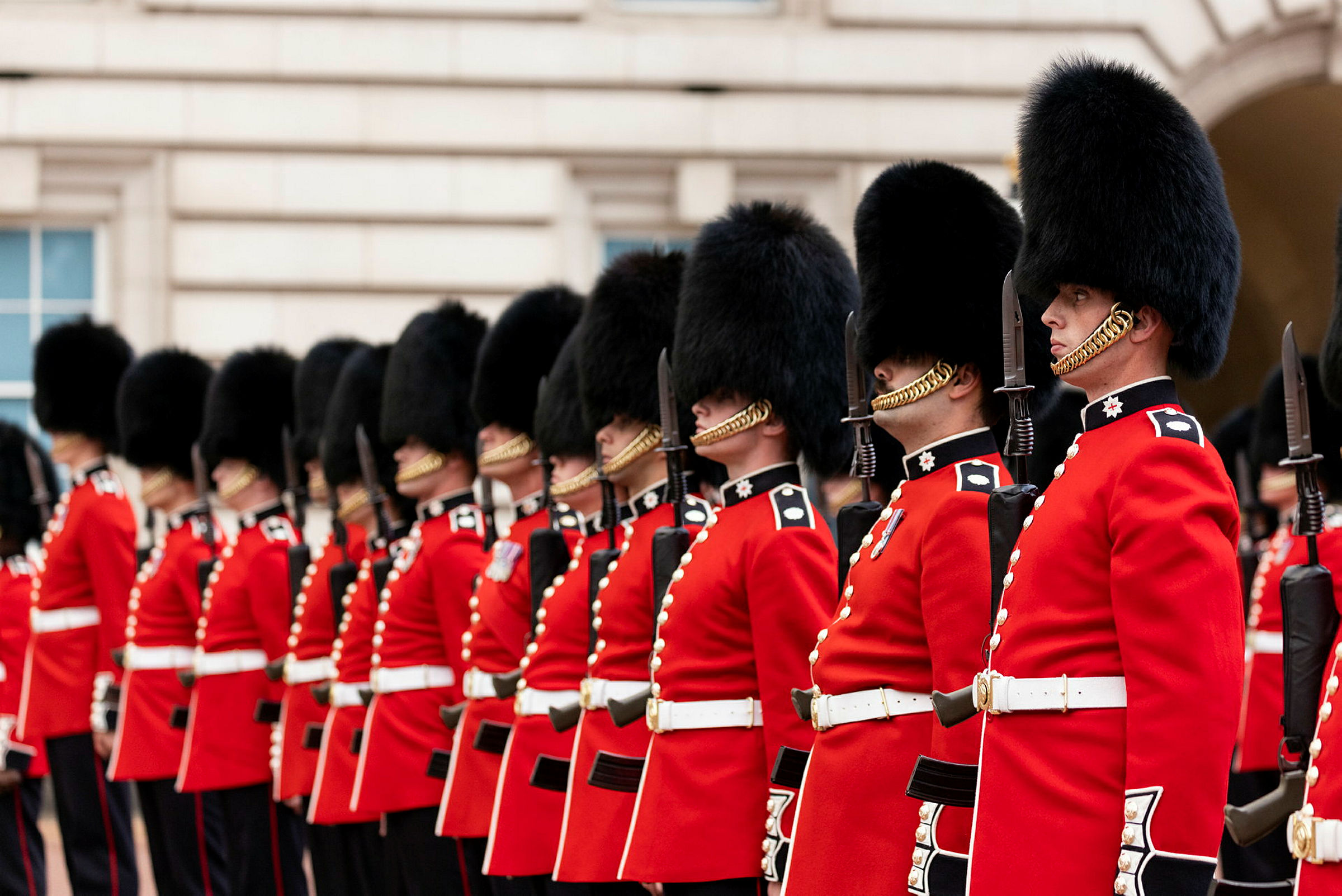Changing of the Guard ceremony returns to Buckingham Palace for first time since start of pandemic 230821 CREDIT MOD