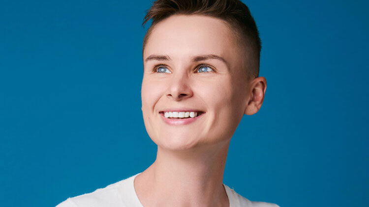 Comedian and military spouse Ashley Gutermuth 1 CREDIT Jack Saady Photography