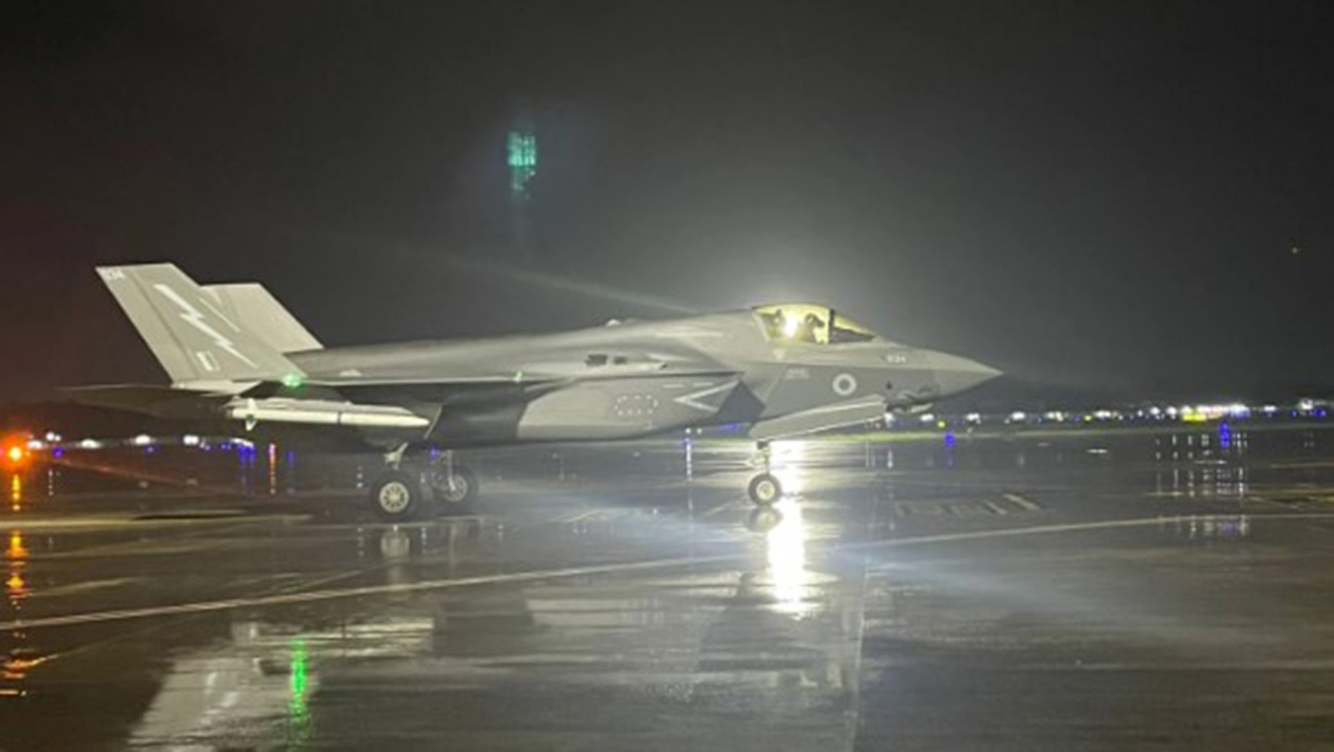 The fighter jet was apparently completing a routine journey outside the Indian air defence identification zone (Picture: Indian Air Force Instagram)