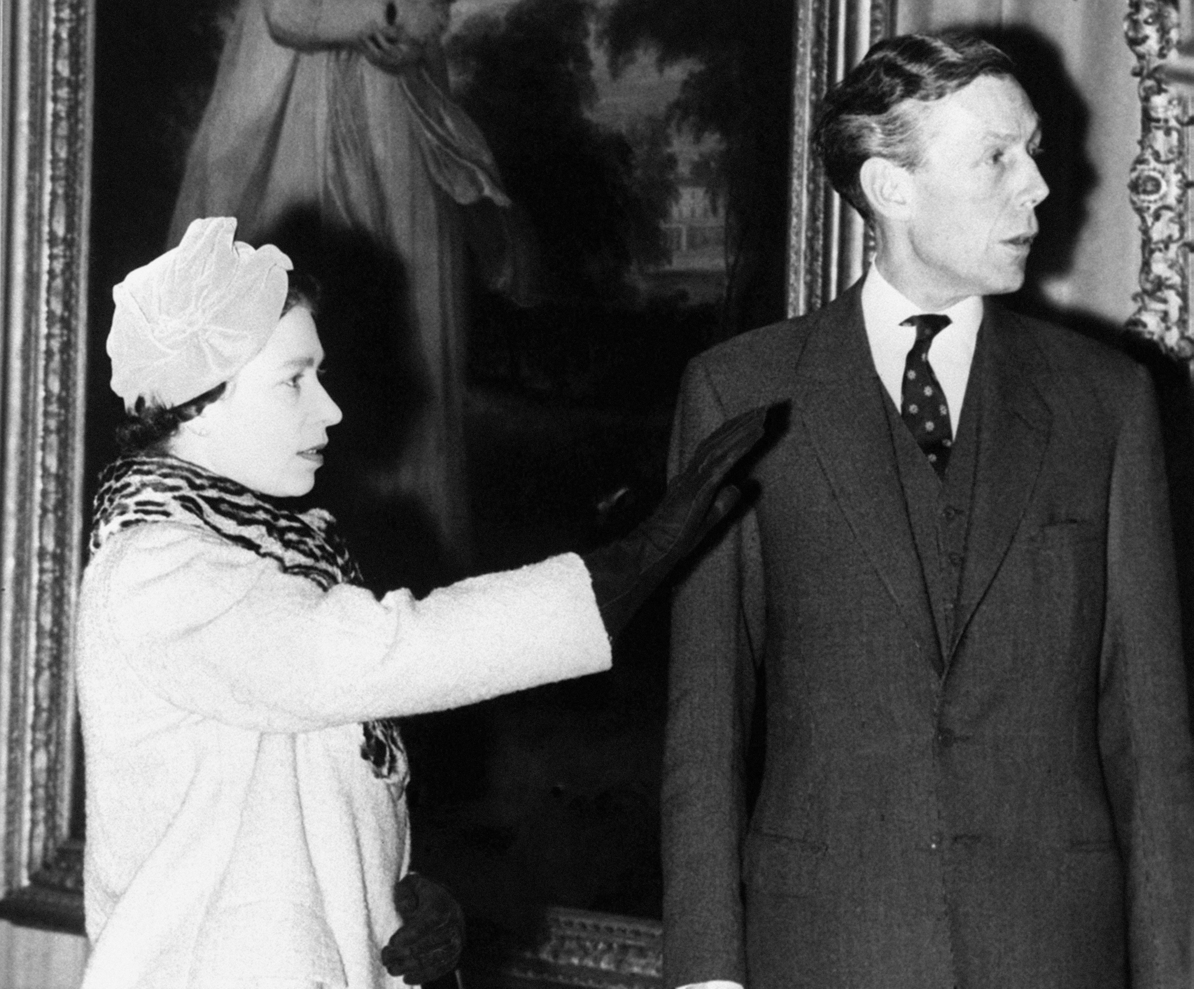 Queen and Sir Anthony Blunt