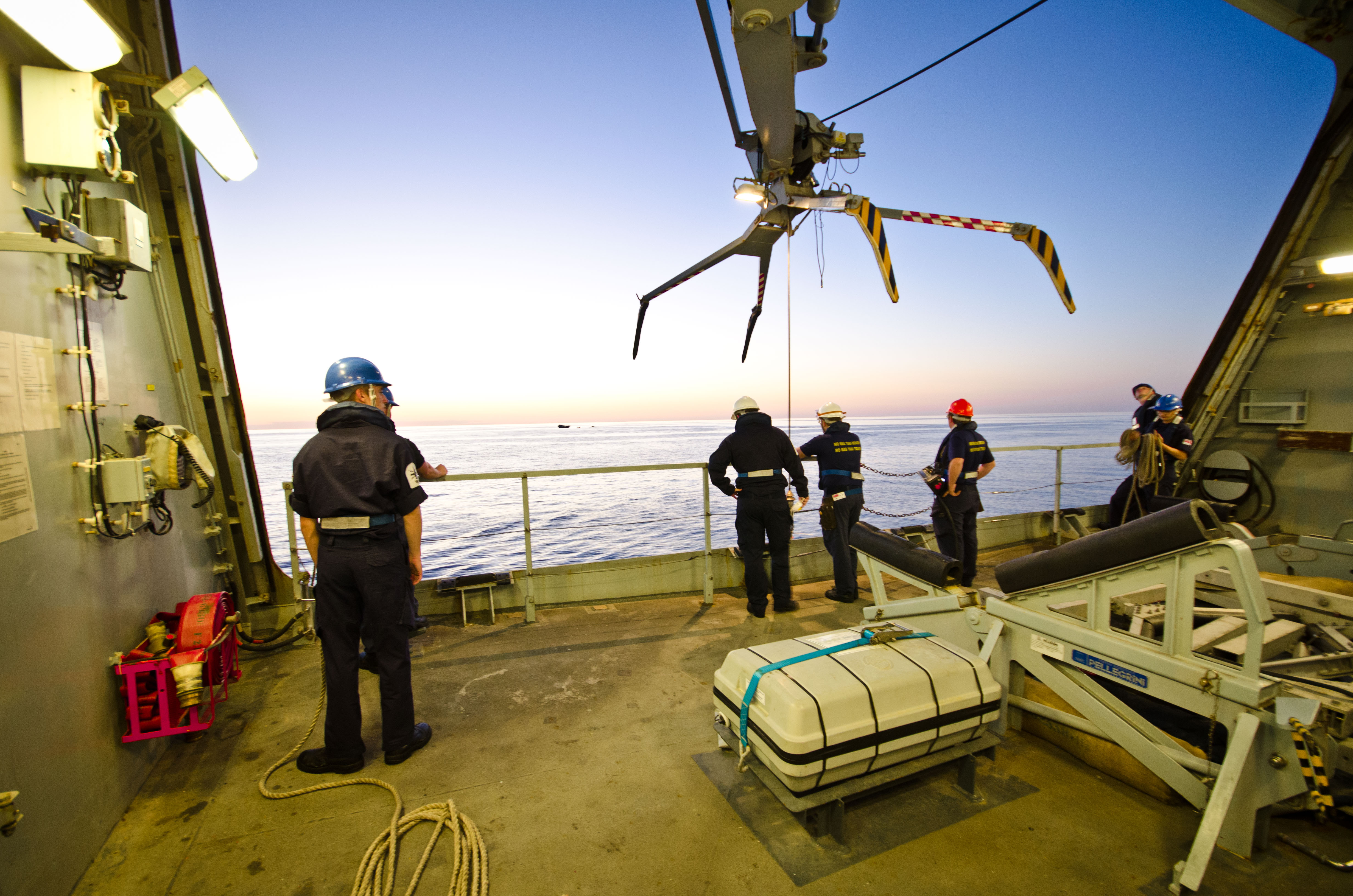 HMS Dragon in operation 220219 CREDIT Royal Navy