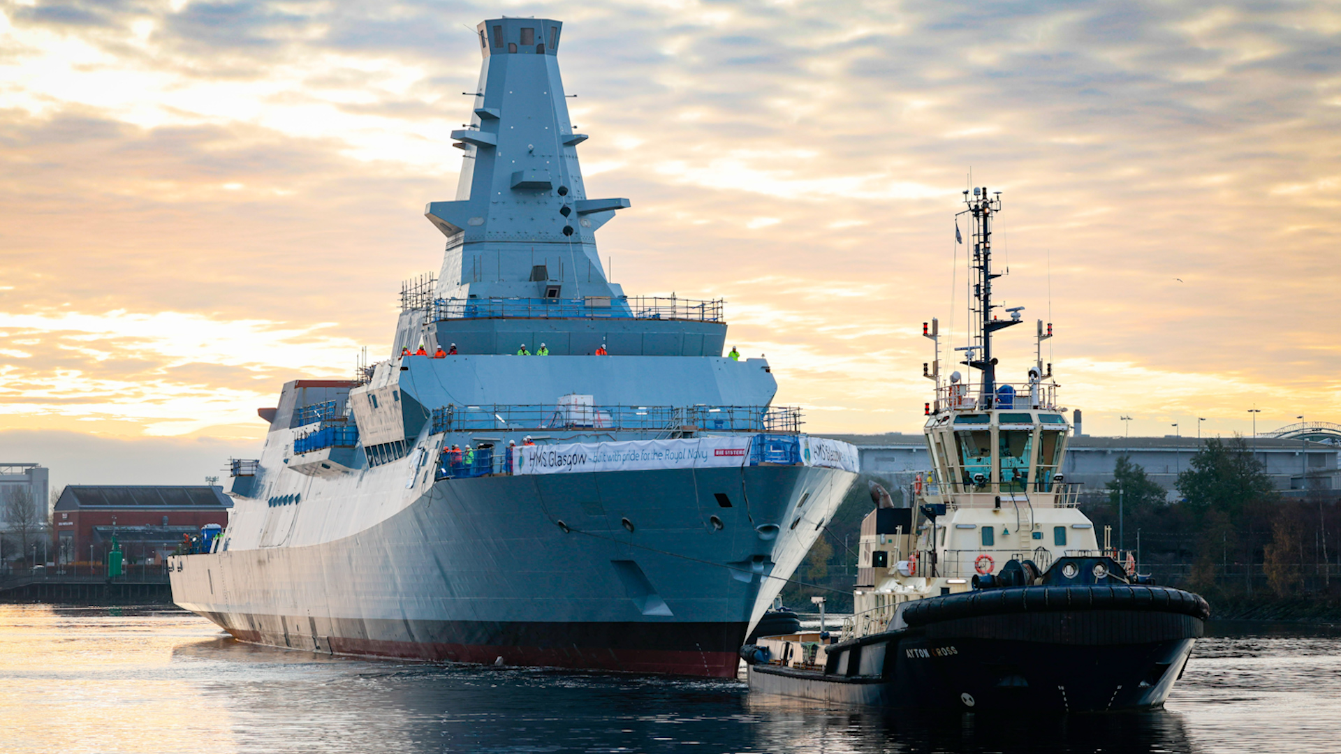 HMS Glasgow is the first of the Royal Navy's new Type 26 frigates
