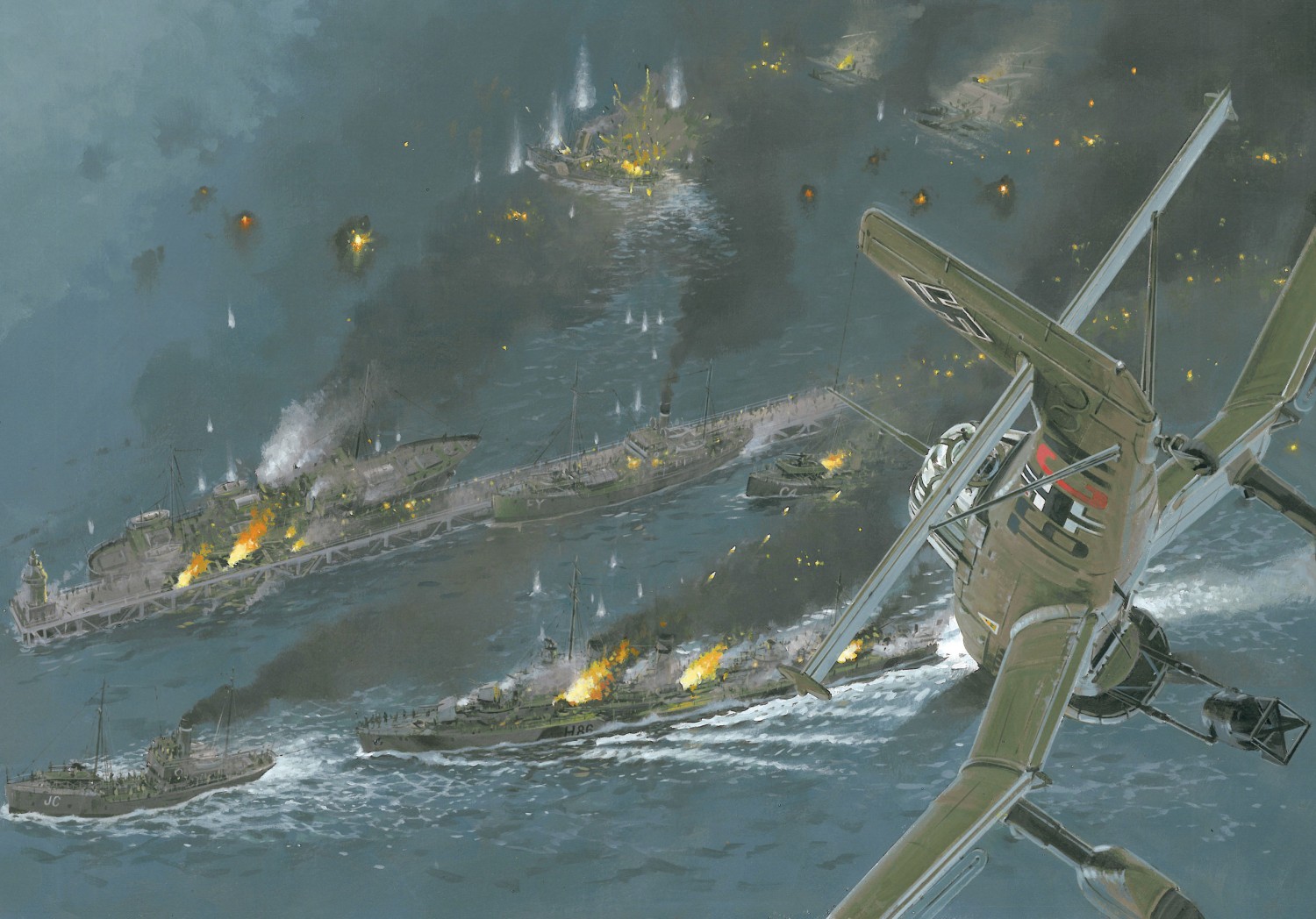 Hell from above, 29 May 1940 from Dunkirk book