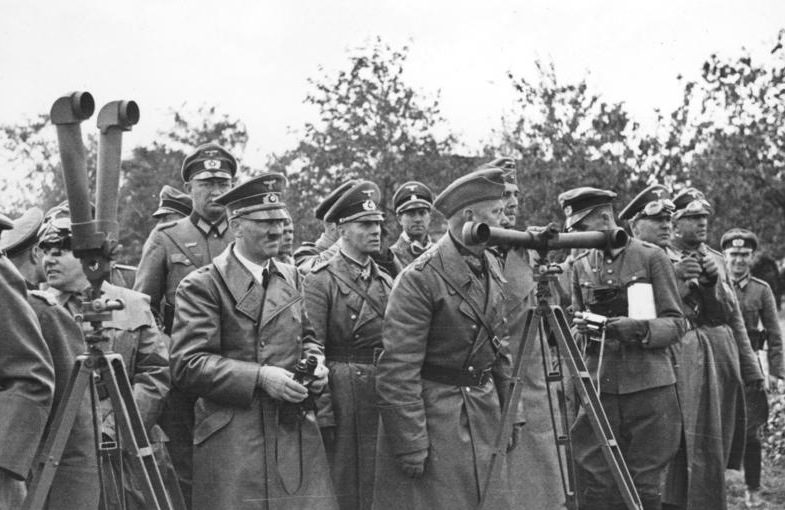 Hitler with his generals in 1939