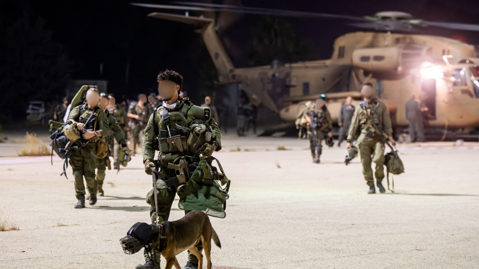 IDF personnel who took part in a raid on an Iranian weapons factory in Syria 030125 CREDIT IDF