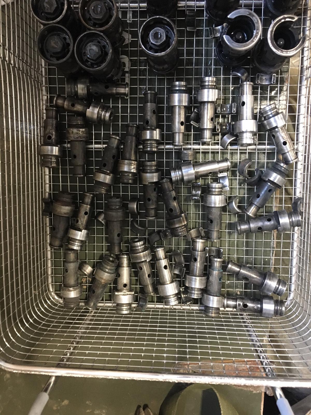 The Ultrasonic Cleaning Bath. Credit: Sgt Dan Birks