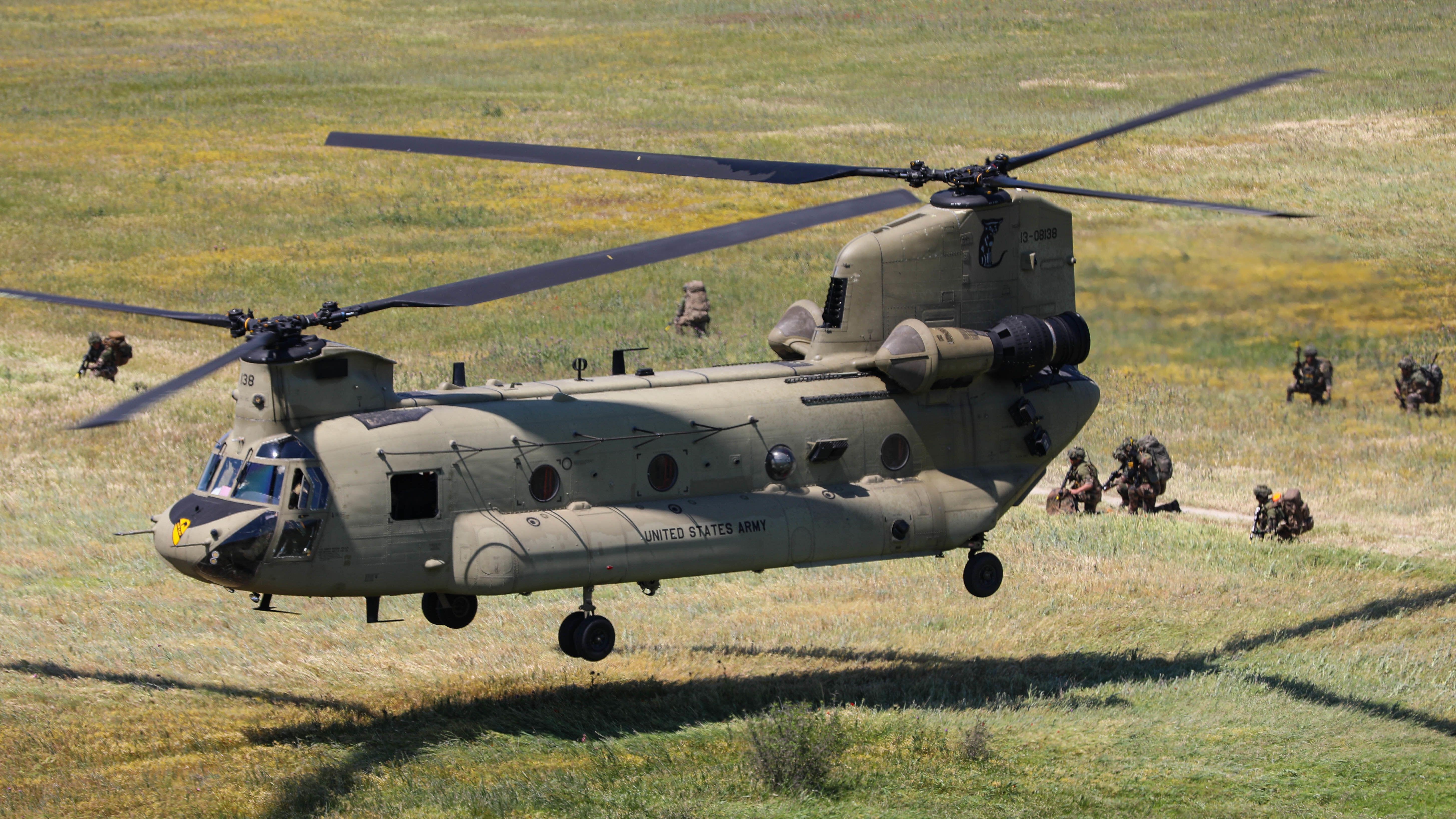 Image ID 2J84NNJ US and NATO allies utilised CH-47 Chinooks during multinational training Exercise Swift Response 12052022 CREDIT US Army,Alamy Stock Phot.jpg