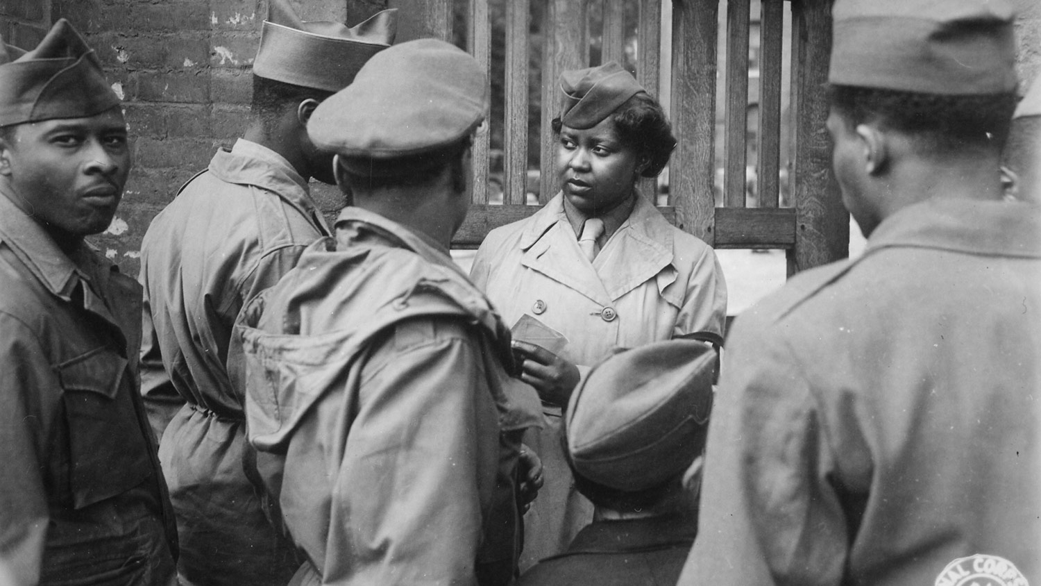 Image ID W6ME34 Pte Ruth L James 6888th Battalion 26 May 1945 CREDIT Alpha Stock Alamy Stock Photo EXP 161223