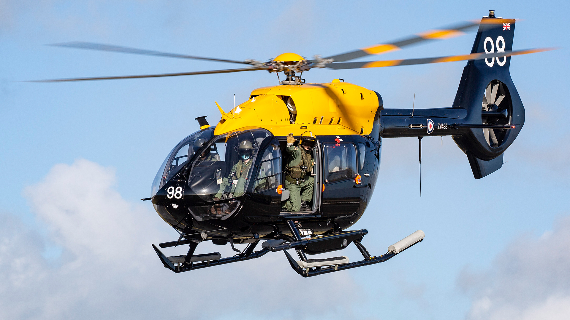 The Jupiter HT1 - which is also known as the H145 - is usually used for pilot training, but will take on firefighting duties in Cyprus