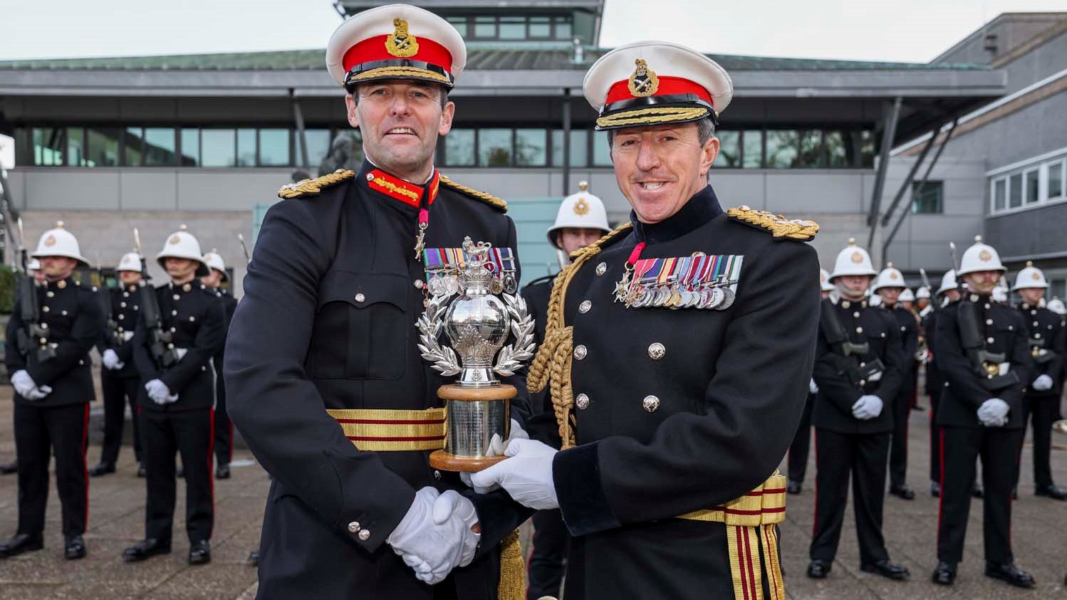 Lt Gen Sir Rob passed the role of CGRM to Gen Gwyn Jenkins in 2022