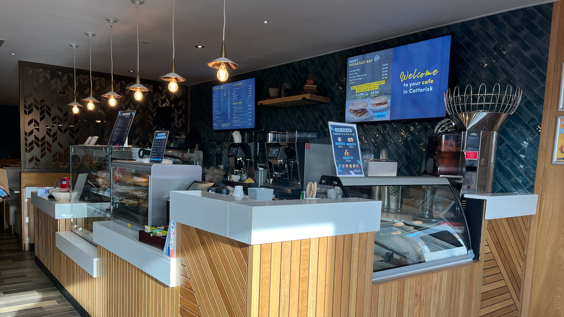 The Catterick Naafi cafe opened in March 2023 and is set to close less than two years later