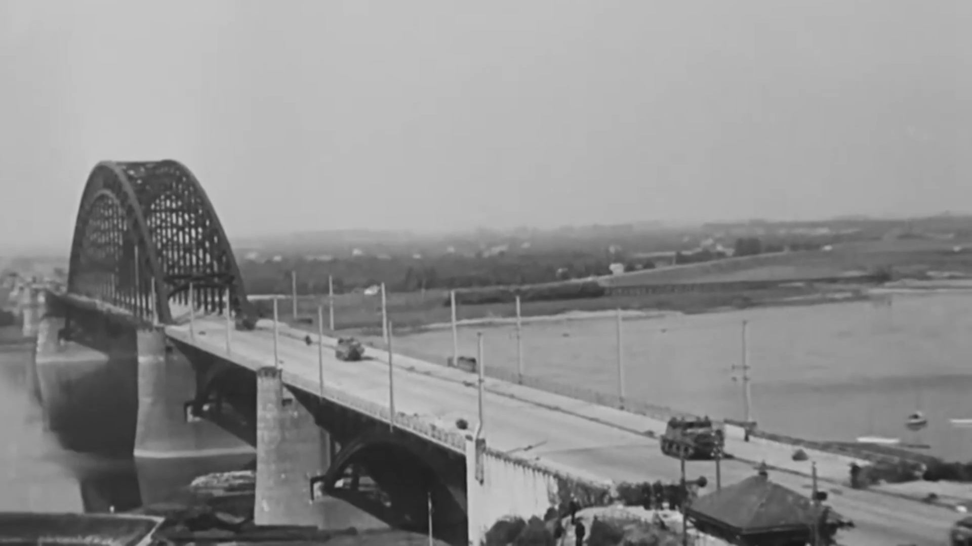 Nijmegen bridge, where British troops drew back to following Operation Market Garden 160924 CREDIT NARA