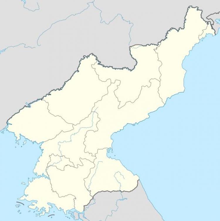 North Korea map