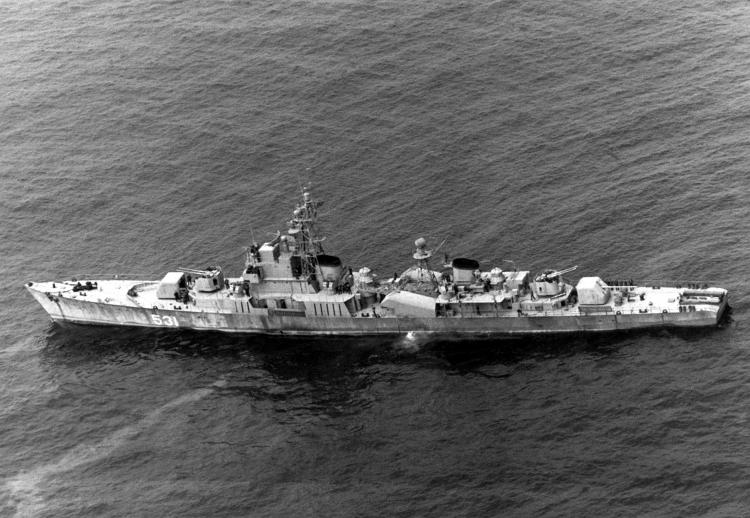 North Korean Navy Najin-class light frigate