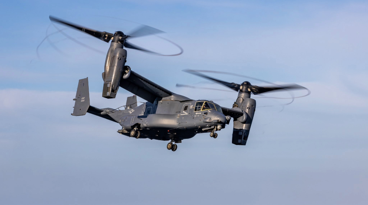 US Air Forces Ospreys have been training with HMS Queen Elizabeth