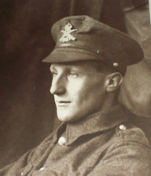 British soldier in the First World War portrait photo