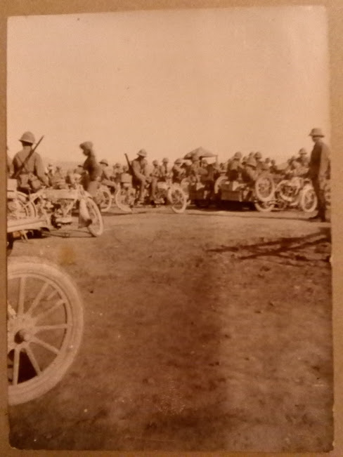 British troops on policing operations during the period (image: Sergeant EW Macro’s album)