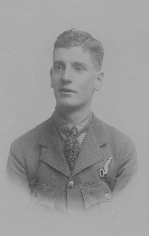 Photograph of a British airman who was shot down during the Third Afghan War