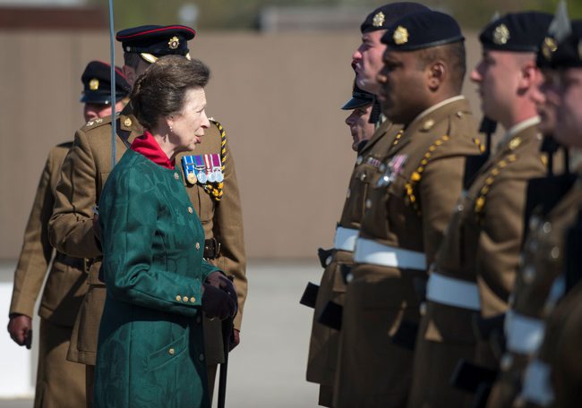 Princess Anne celebrates Royal Logistic Corps’ 25th Anniversary