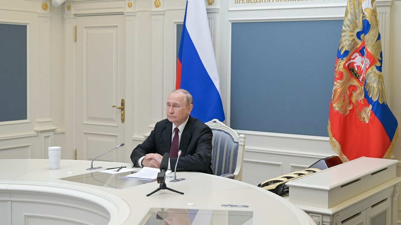 Russia's president Vladimir Putin knows Moscow is not winning on the battlefield (Picture: The Kremlin)