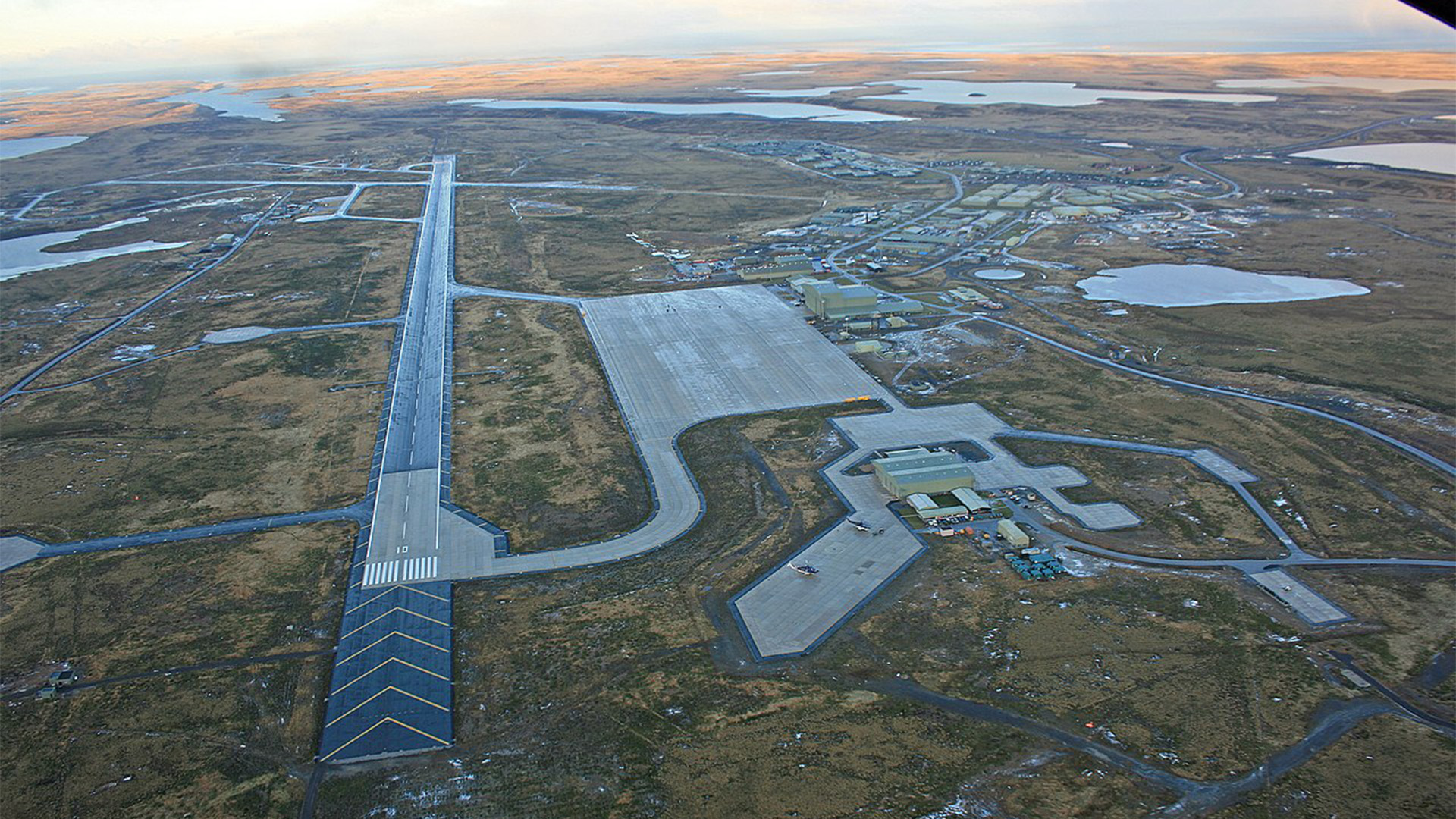 Mount Pleasant Airfield is part of Mount Pleasant Complex, which opened in 1985 and became operational in 1986 (Picture: @FalklandsintheUK)