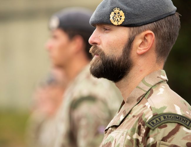 In September 2019, the Royal Air Force for the first time allowed its personnel to grow beards