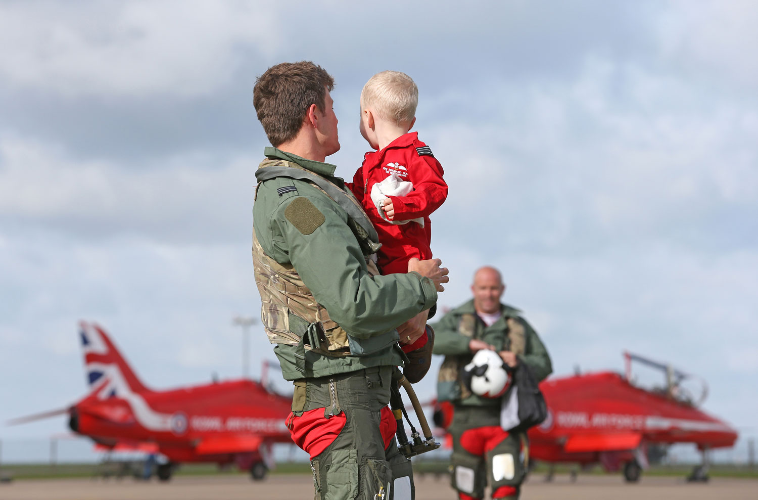 Red Arrows family homecoming