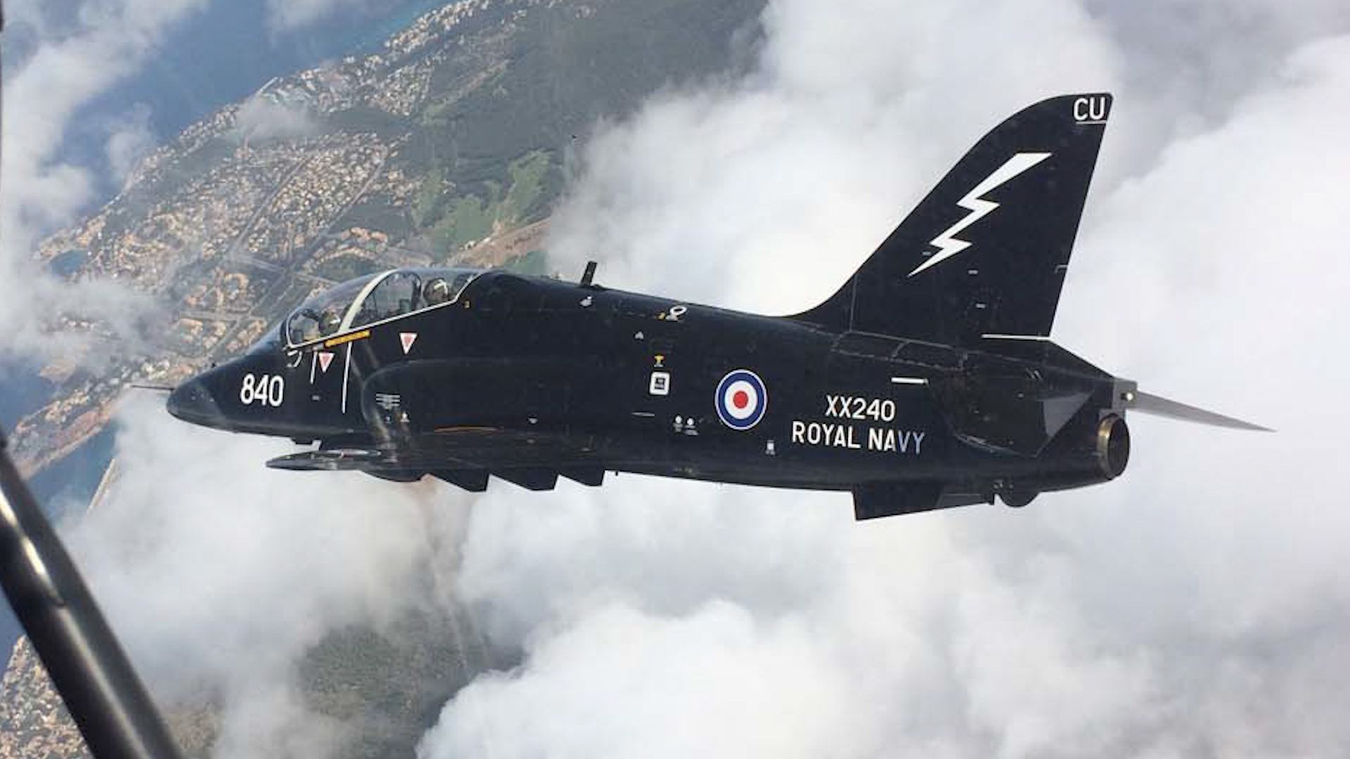 Library image of a Royal Navy Hawk jet (Picture: Royal Navy).